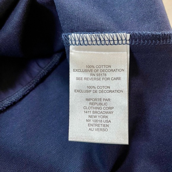 Cynthia Rowley Navy Dress with Red and White Trim, Size M. - Picture 14 of 15